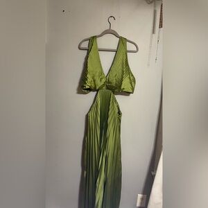 Abercrombie & Fitch Green Maxi Dress